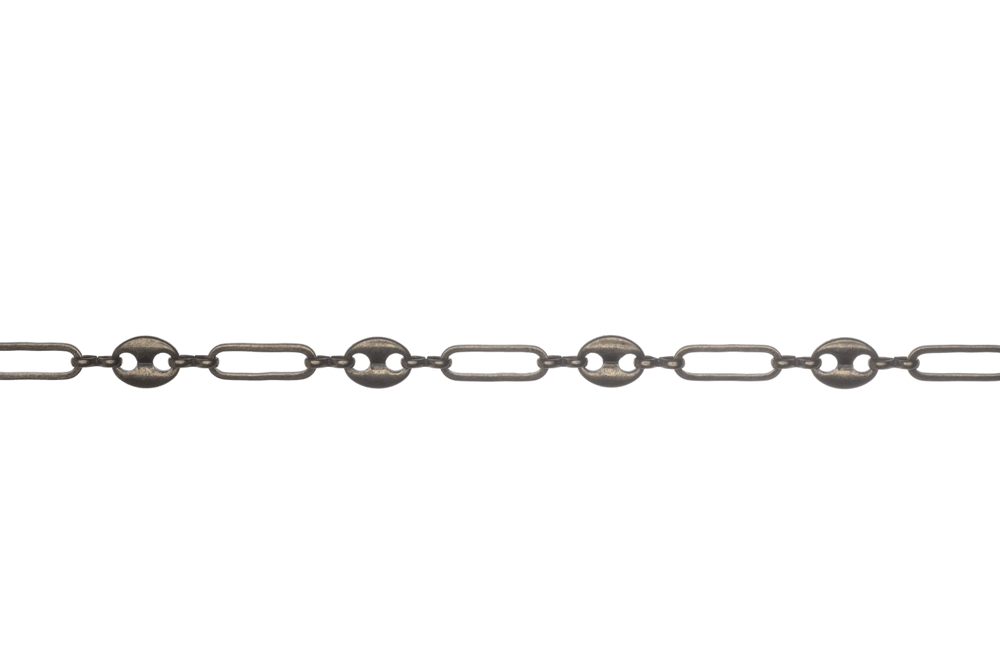 13.9mm Long x 5.10mm Wide Specialty Paperclip Gucci Mariner Chain available in Multiple Colors sold by the Foot - CH 2602