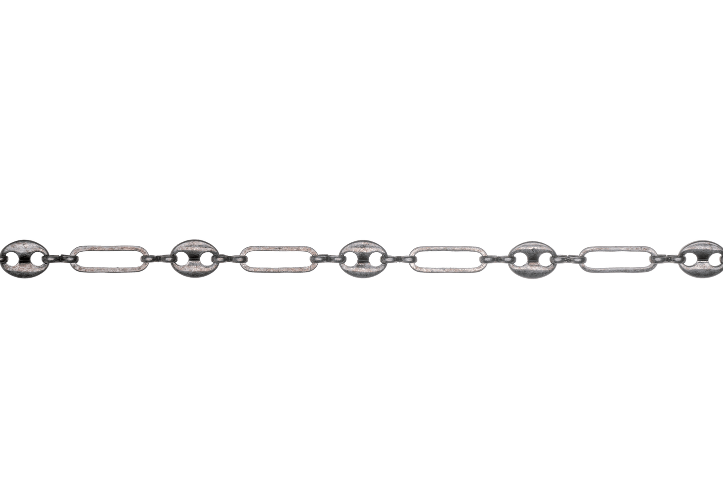 13.9mm Long x 5.10mm Wide Specialty Paperclip Gucci Mariner Chain available in Multiple Colors sold by the Foot - CH 2602