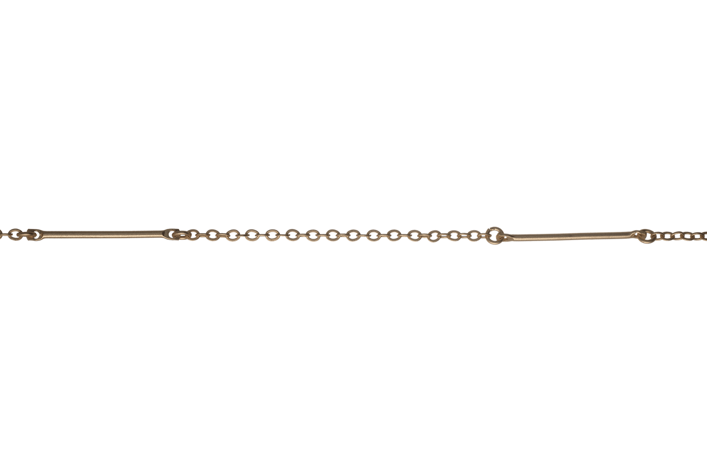 Bar and Cable Chain - Available in Multiple Colors - 25mm - Sold by the Foot - CH 2608