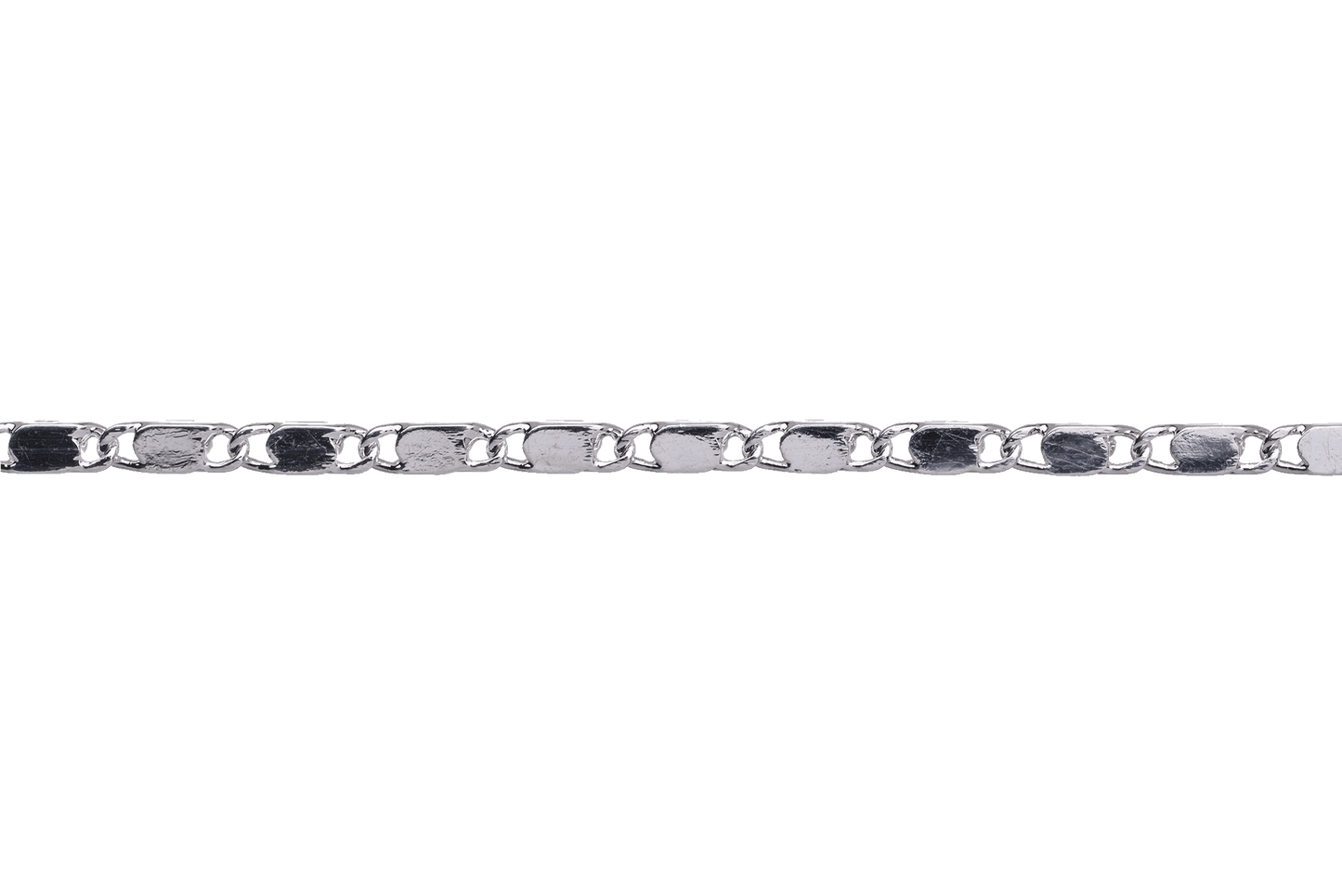 Flat Mariner Chain 2.5mm Links available in Multiple Colors - Per Foot - CH-2613