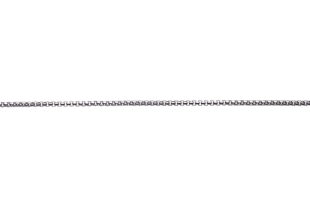 2mm Venetian Box Chain - Made of Stainless Steel - Sold by the foot - Ch-77SS